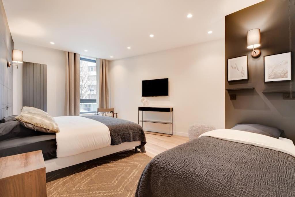 De Luxe 2bdr/7p - Louvre/tuileries Apartamento *
